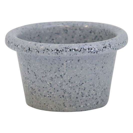 Mirage Piccolo Melamine Grey Speckle Round Ramekin 7cm 2oz