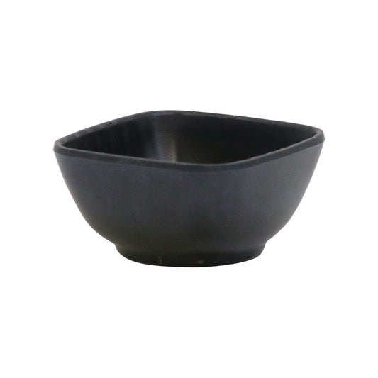 Mirage Piccolo Melamine Black Square Ramekin 7cm 3.5oz