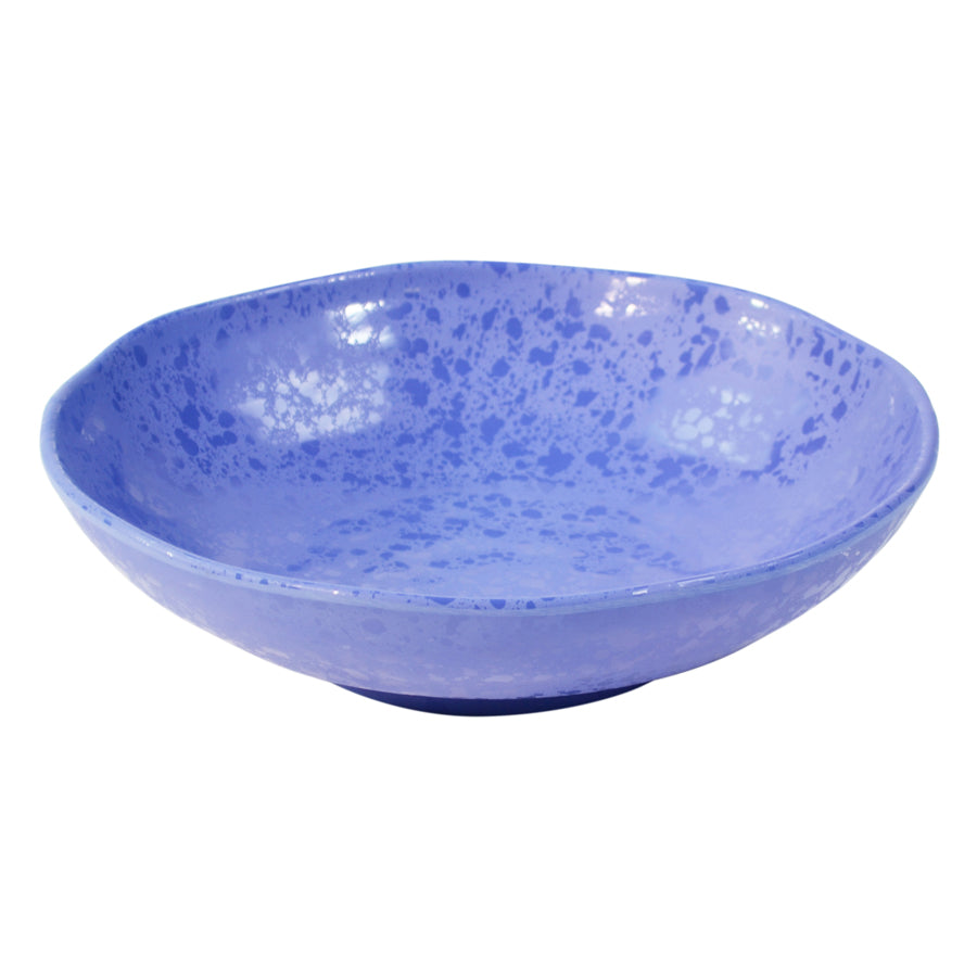 Dalebrook Mineral Melamine Indigo Round Crackle Bowl 240x50mm 1.3 Litre