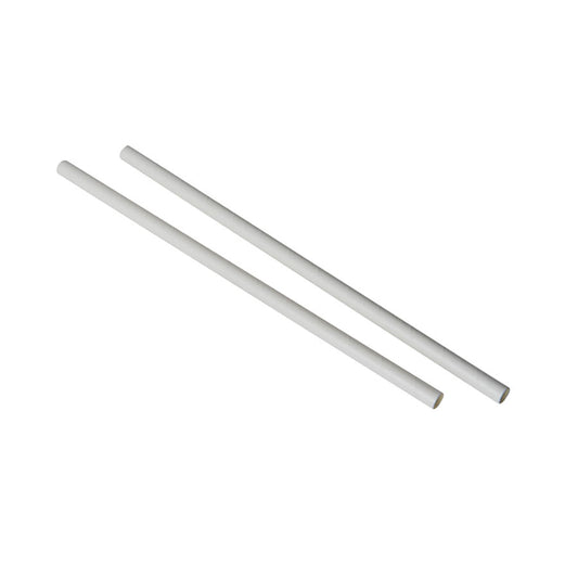 Plasma Paper White Straw 20cm Pack of 250