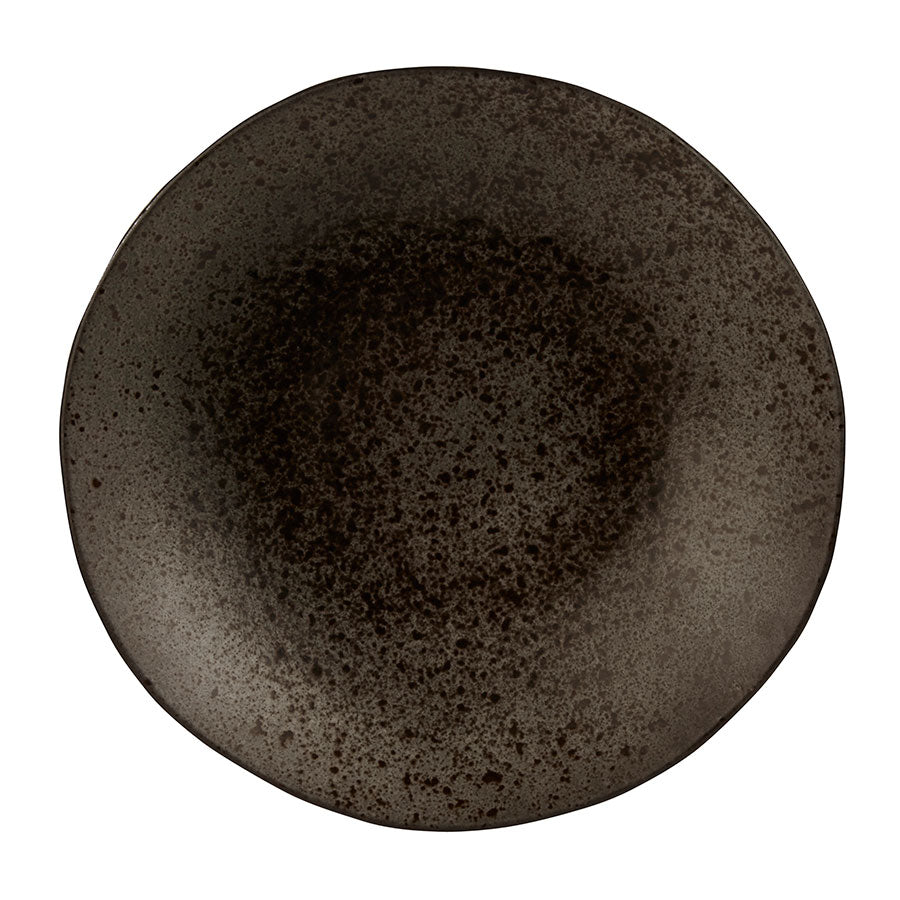 Rustico Ironstone Stoneware Black Round Coupe Bowl 27cm 62cl Pack of 6