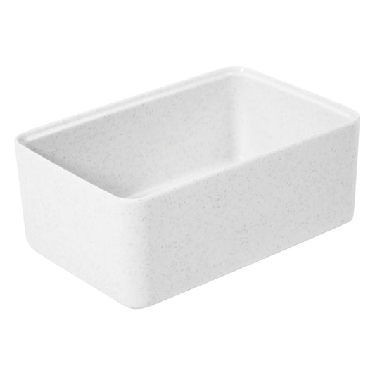 Dalebrook Kata Melamine White Rectangular Crock 260x175x100mm 3.2 Litre