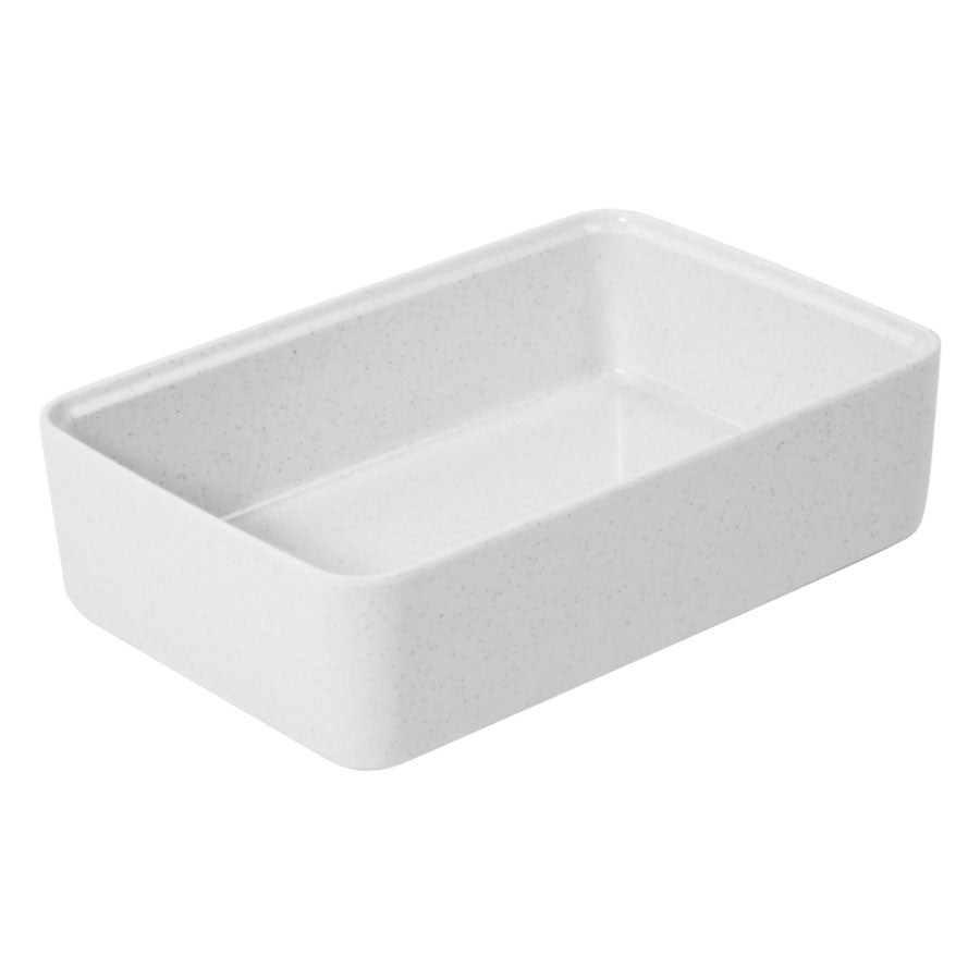 Dalebrook Kata Melamine White Rectangular Crock 260x175x70mm 1.95 Litre