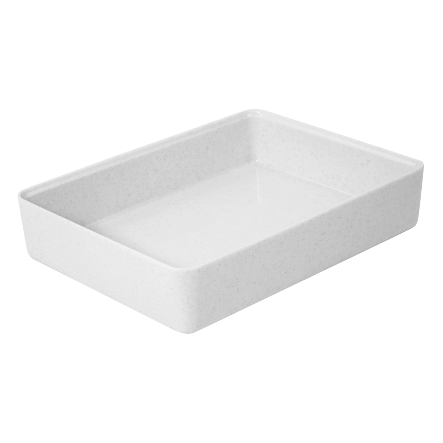 Dalebrook Kata Melamine White Rectangular Crock 345x260x70mm 4.2 Litre