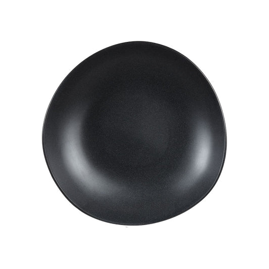 Churchill Alchemy Trace Melamine Black Granite Bowl 38cm Pack of 2