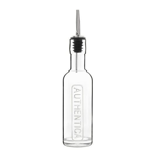 Luigi Bormioli Bitter Glass Bottle & Pourer 17.5oz 50cl