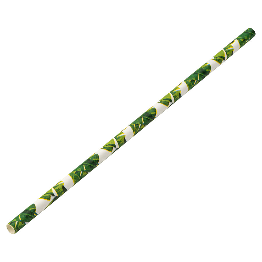 Utopia Paper Tropical Straw 8" 20cm Box of 250