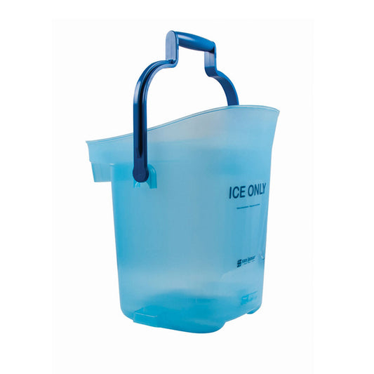 San Jamar blue Light Duty Ice Tote holds up to 25 lbs of Ice