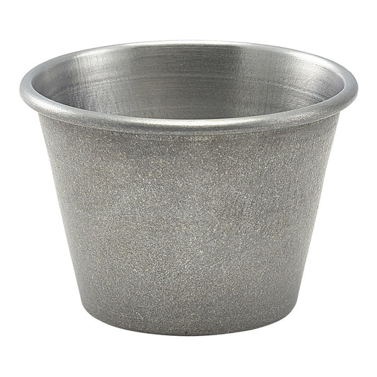 Genware Vintage Stainless Steel Ramekin 6x4cm 71ml 2.5oz