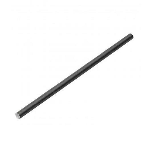 Utopia Black Paper Cocktail Straw 14cm 5mm Bore Pack of 250