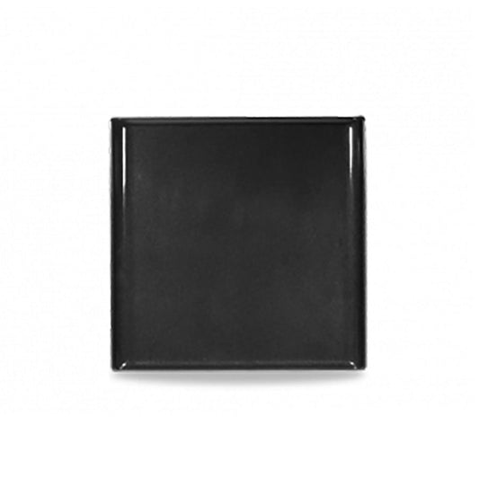 Churchill Alchemy Buffet Melamine Black Square Tray 30.3cm Pack of 4