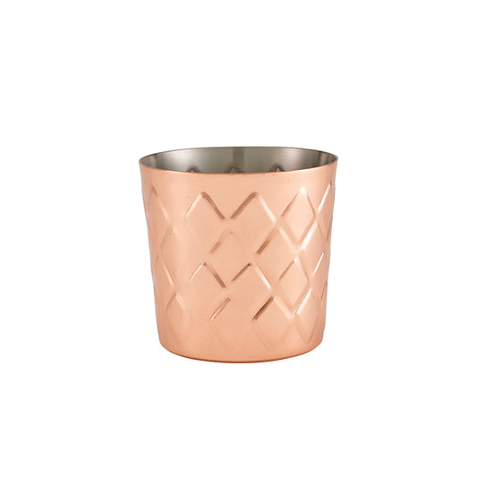 GenWare Diamond Pattern Copper Plated Serving Cup 14.4oz 41cl