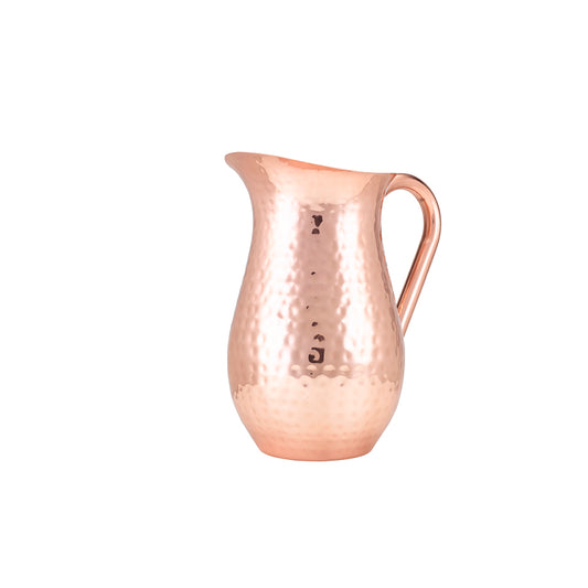 GenWare Hammered Copper Plated Water Jug 68oz 2L