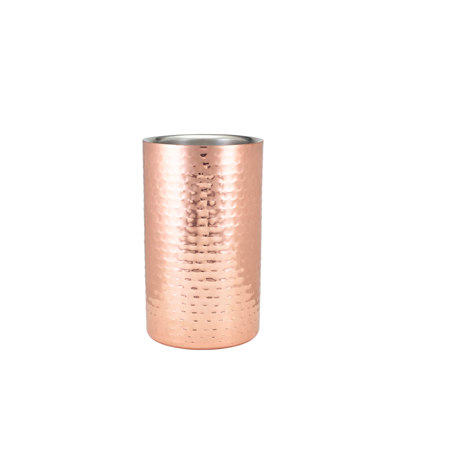 GenWare Hammered Copper Plated Wine Cooler