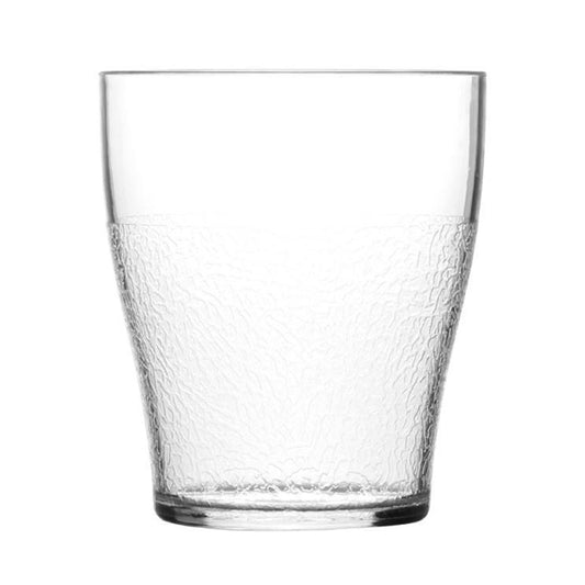 Harfield Polycarbonate Clear Textured Tumbler 28cl