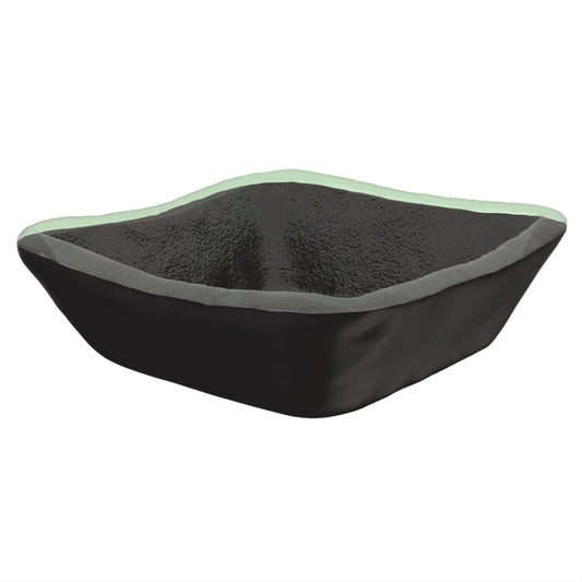 Glass Studio Black Square Dip Pot 6 x 6 x 2cm Pack of 6