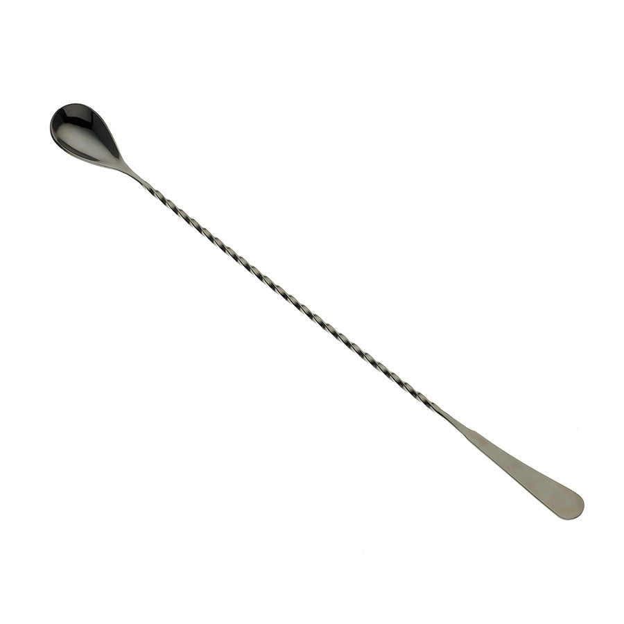 Barfly Japanese Style Gun Metal Black Bar Spoon 33.5cm