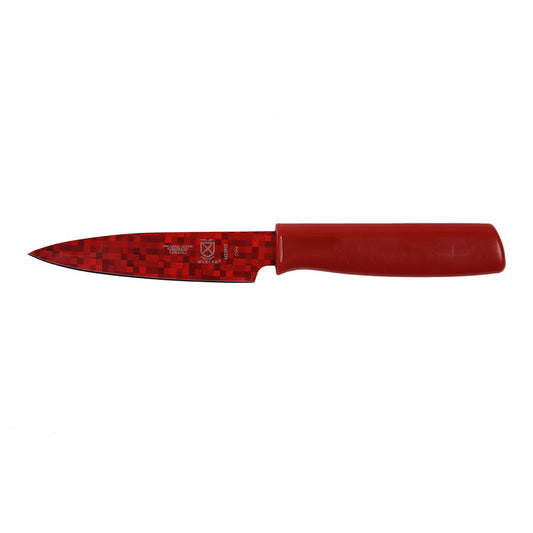 Barfly Red Non-Stick Paring Knife With Sheath 10cm