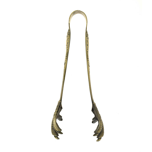 Barfly Antique Brass Talon Ice Tong 20cm