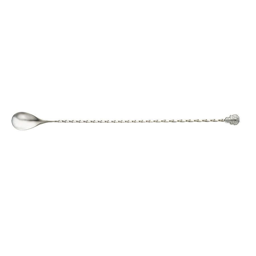 Barfly Stainless Steel Sugar Skull End Bar Spoon 30cm