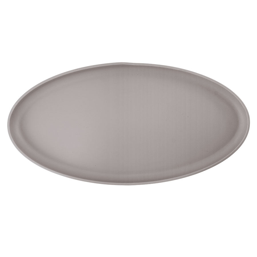 Creative Copenhagen Melamine Matte Sand Brown Oval Dish 475x240x35mm