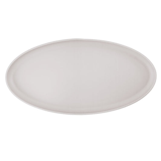 Creative Copenhagen Melamine Matte White Oval Dish 475x240x35mm