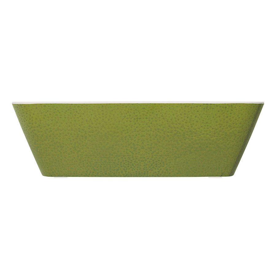 Creative Seville Melamine Lime Green Rectangular Deep Dish 1/4 Gastronorm 265x162x80mm 2.5 Litre Pack of 6