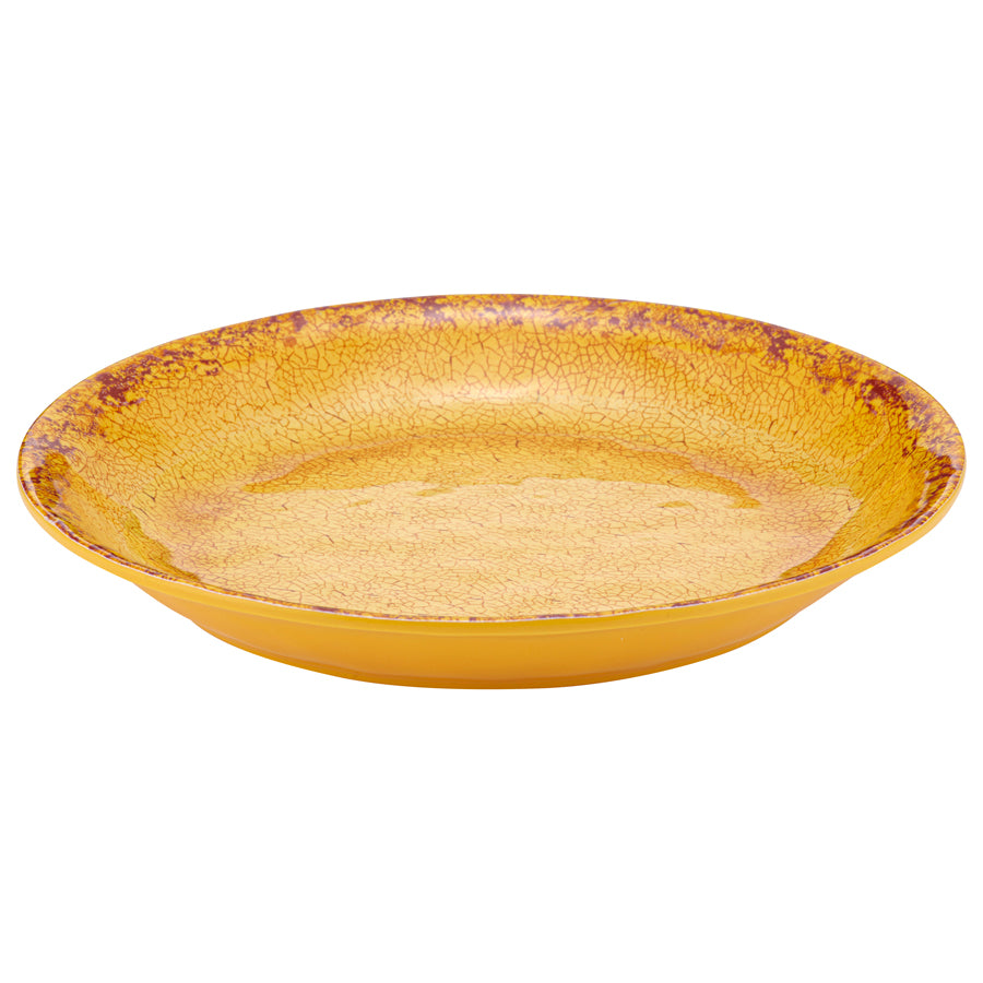 Dalebrook Casablanca Melamine Orange Round Low Bowl 210x29mm 500ml