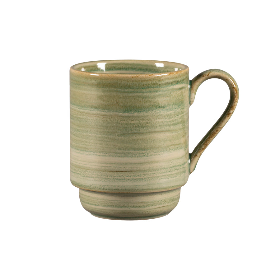 Rak Spot Vitrified Porcelain Emerald Stacking Mug 8cm 30cl Pack of 12