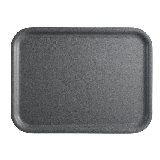 Cambro Mykonos Laminated Non-Slip Tray Charcoal Grey 26.5 x 32.5cm Pack of 24