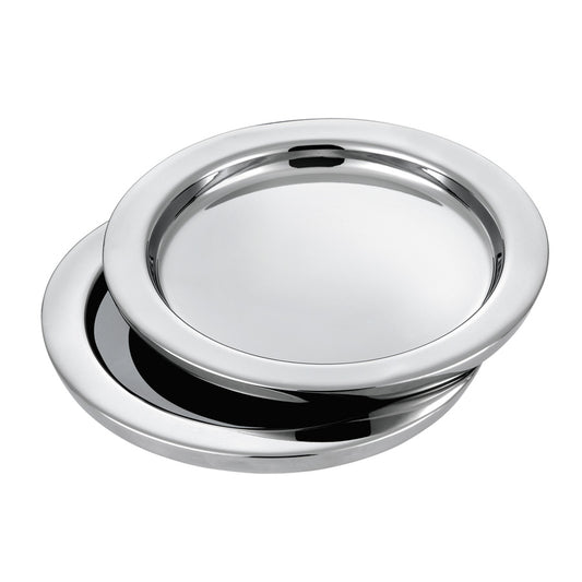 Couzon Boheme 18/10 Stainless Steel Coaster 13cm Pack of 2