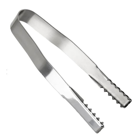 Urban Bar Ergo Large Stainless Steel Ice Tongs 12cm