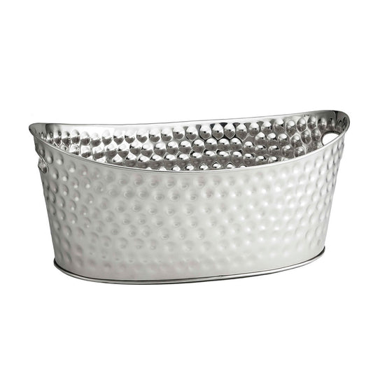 Tablecraft Bali Collection™ Stainless Steel Oval Beverage Tub 4 Gallon