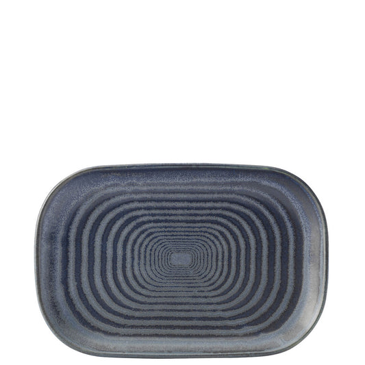 Utopia Circus Porcelain Denim Rectangular Platter 25x17cm Pack of 12