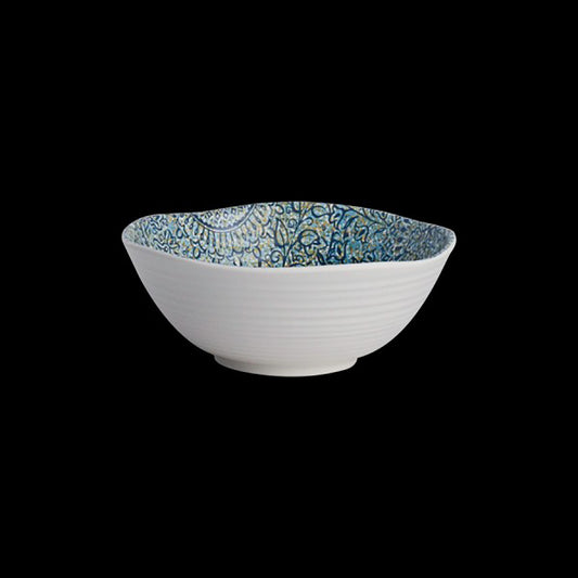 Creations Solano Azure Melamine Round Bowl 13.97cm 37.7cl Pack of 24