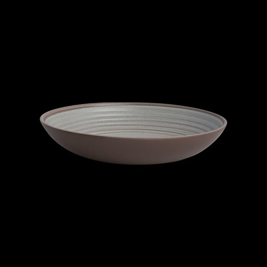 Creations Salinas Grigio Melamine Round Bowl 24.1cm 139.4cl Pack of 6