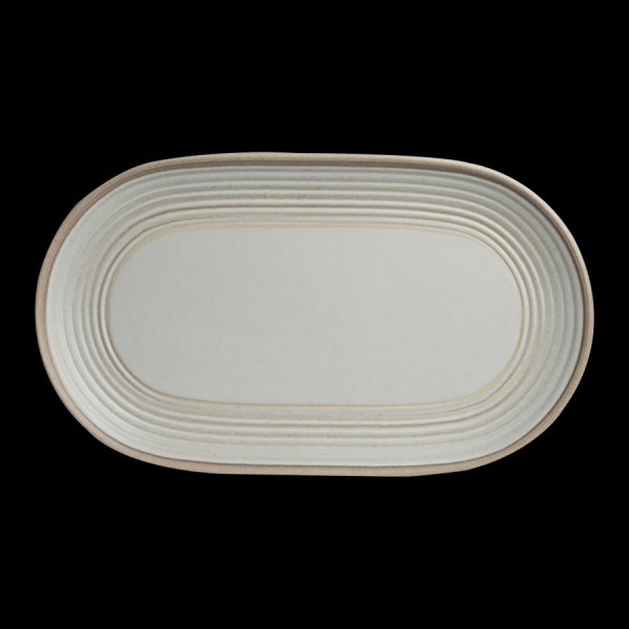 Creations Salinas Grigio Melamine Oblong Platter 35.56x20.32cm Pack of 6