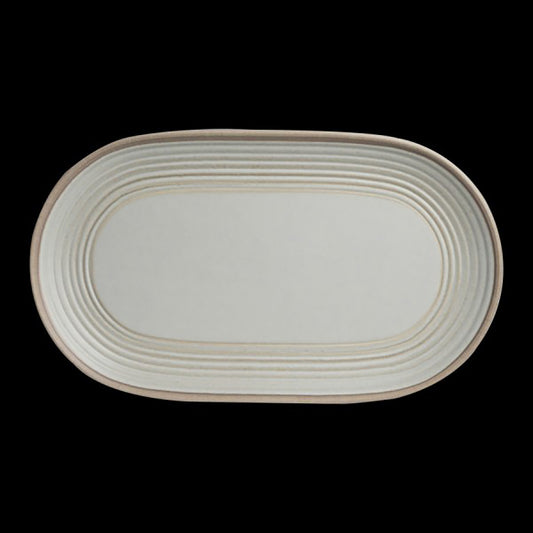 Creations Salinas Grigio Melamine Oblong Platter 35.56x20.32cm Pack of 6