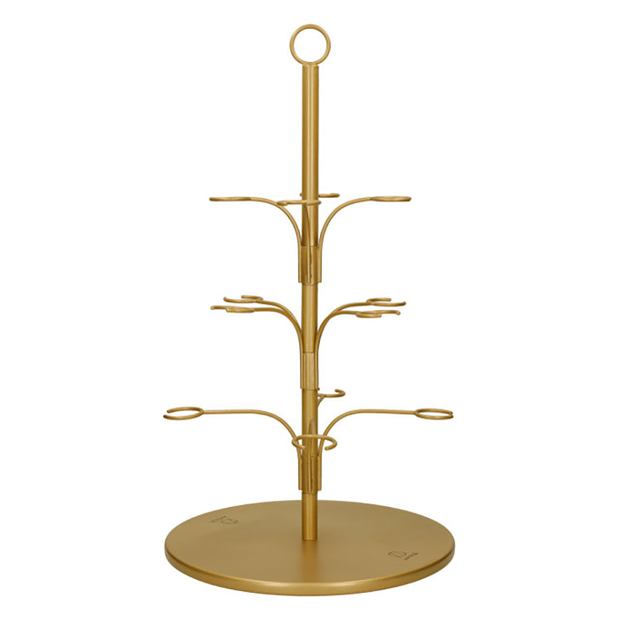 Artesà Gold Powder Coated Gin and Cocktail Serving Tree 57cm