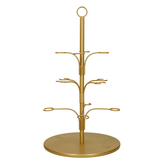 Artesà Gold Powder Coated Gin and Cocktail Serving Tree 57cm