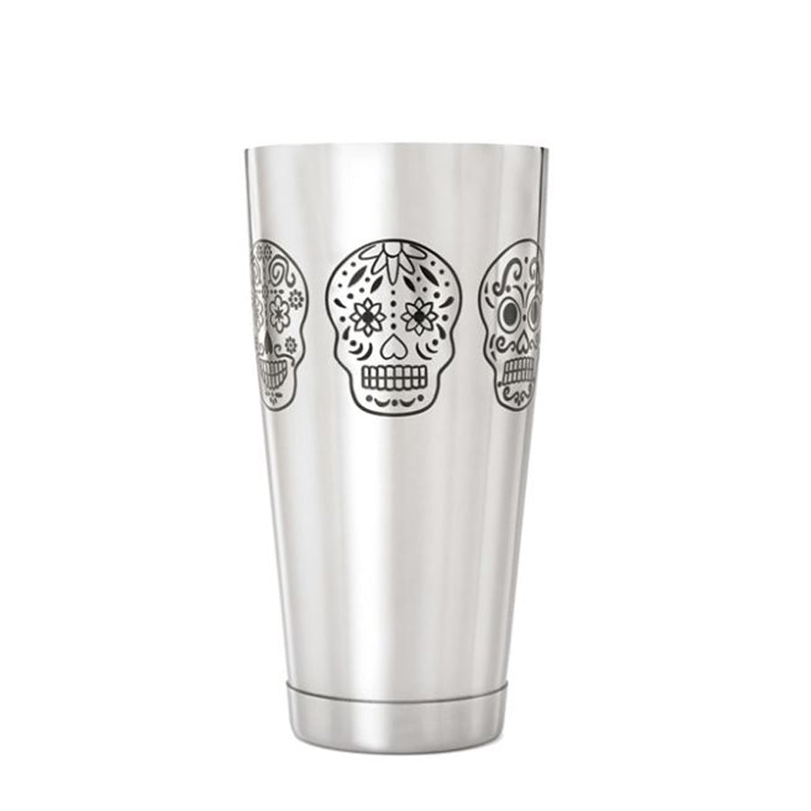 Barfly Stainless Steel Skull Shaker Tin 28oz