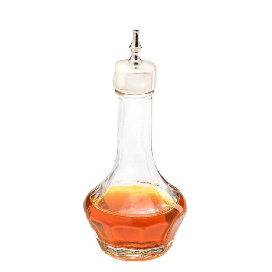 Barfly Threaded Glass Bitters Bottle Classic Design 1.7oz