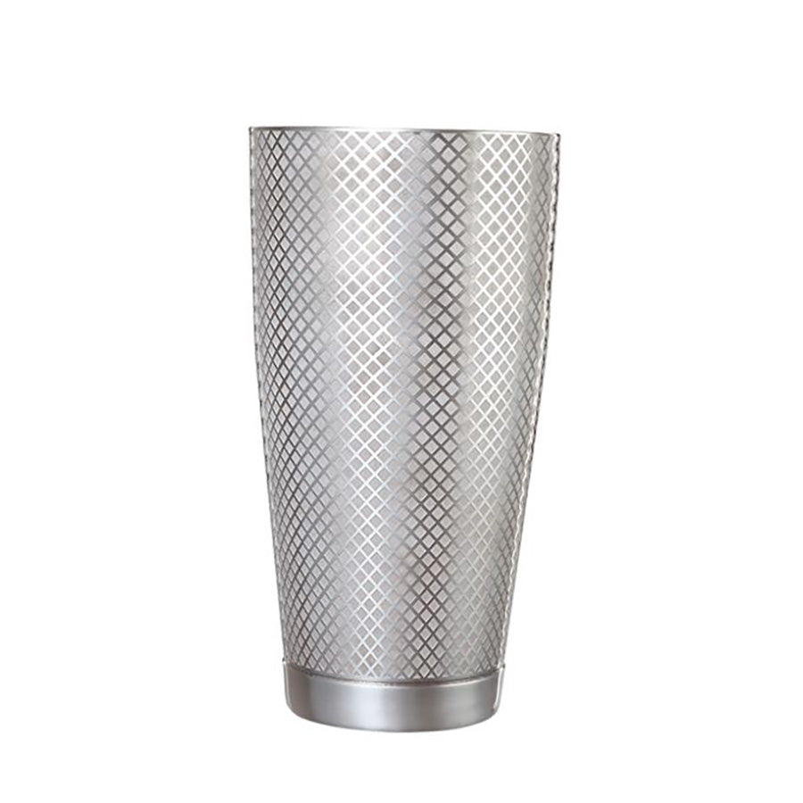 Barfly Diamond Lattice Stainless Steel Shaker Tin 28oz