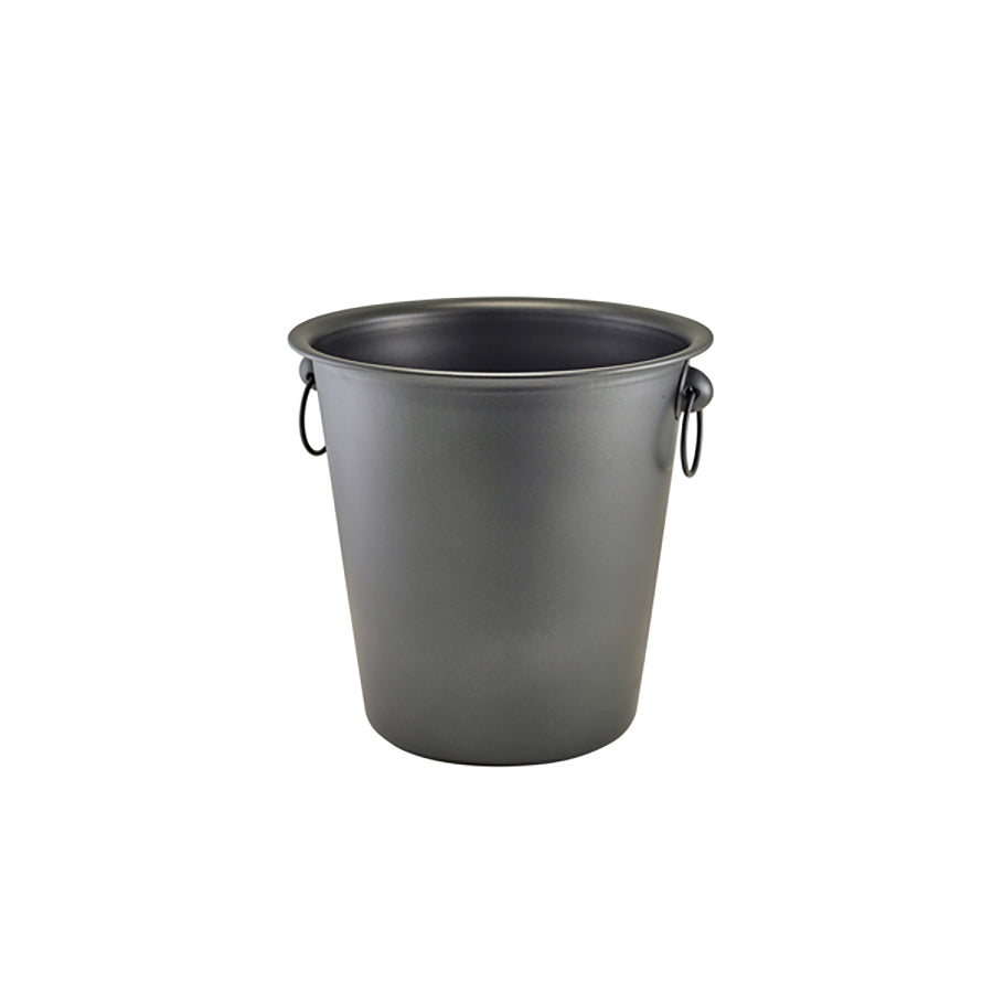 GenWare Metallic Black Round Wine Bucket 21.5 x 20.5cm