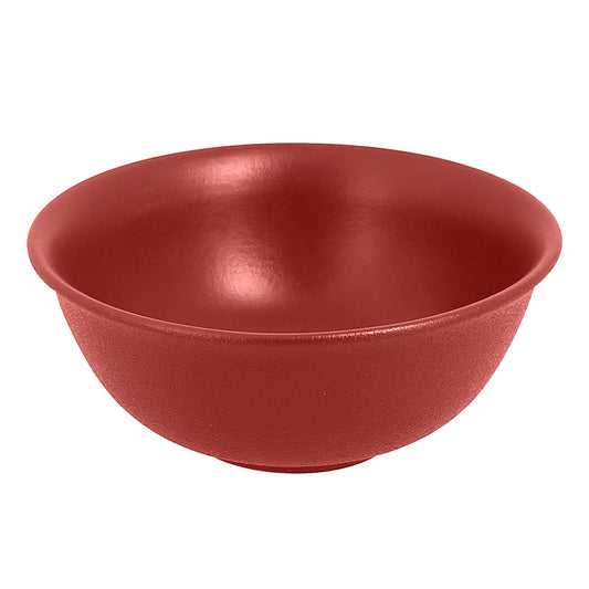 Rak Neofusion Vitrified Porcelain Red Round Rice Bowl 16x6.5cm 58cl Pack of 12