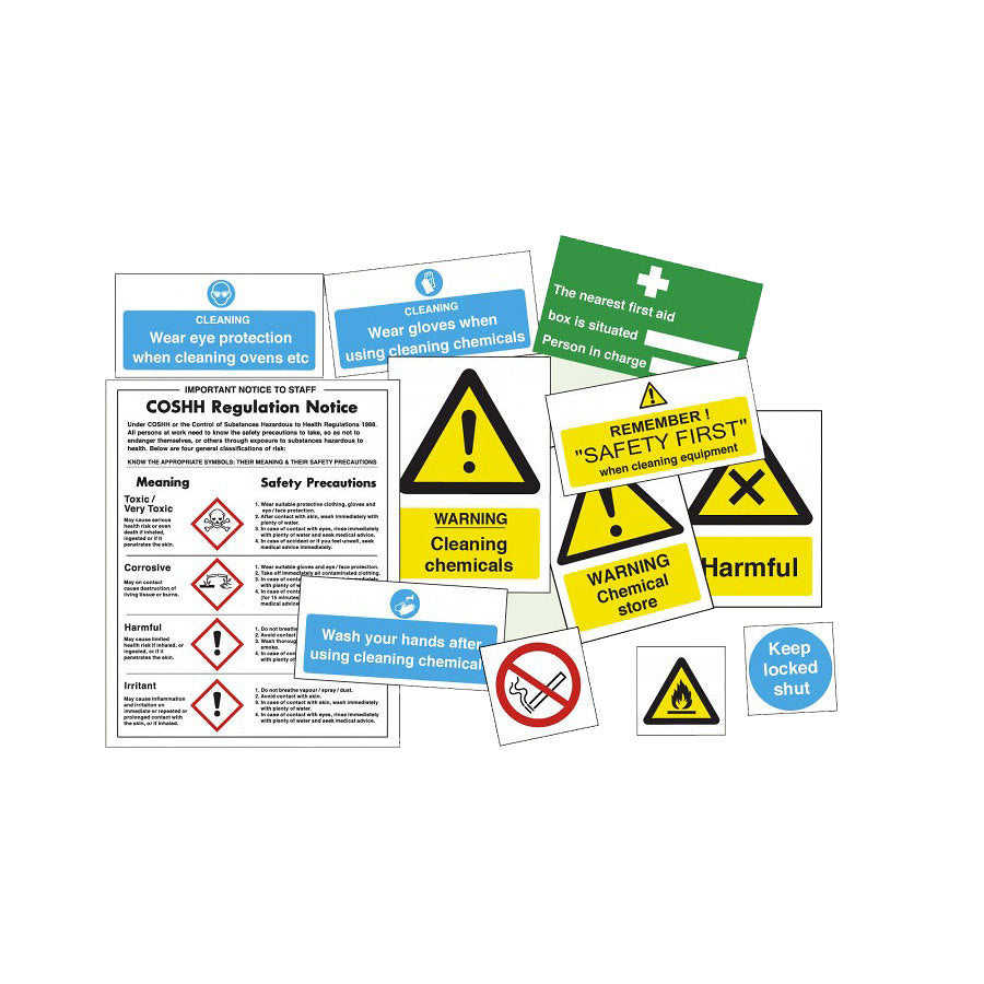 Mileta Kitchen Sink Safety Sign Self Adhesive Vinyl 100 x 200mm - Food Wash Only