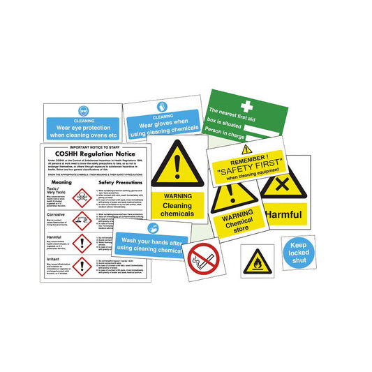 Mileta Kitchen Sink Safety Sign Self Adhesive Vinyl 100 x 200mm - Food Wash Only