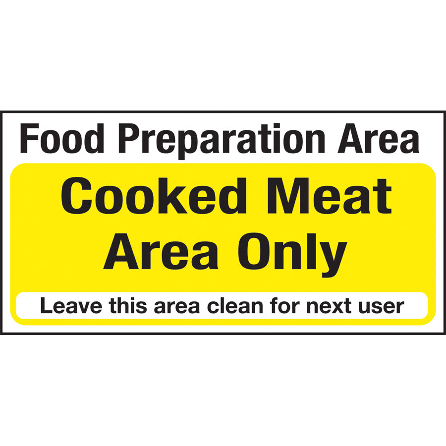 Mileta Kitchen Food Safety Sign Self Adhesive Vinyl 100 x 100mm - Food Temperature - Freezer