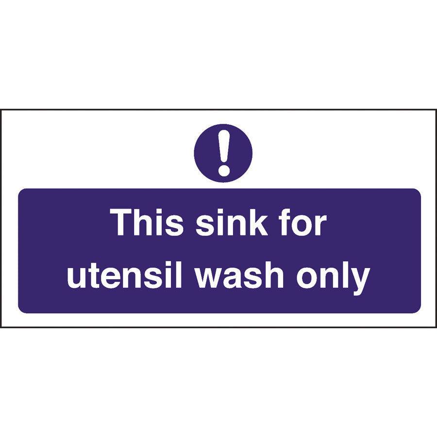 Mileta Kitchen Food Safety Sign Self Adhesive Vinyl 100 x 100mm - Wash Your Hands Symbol