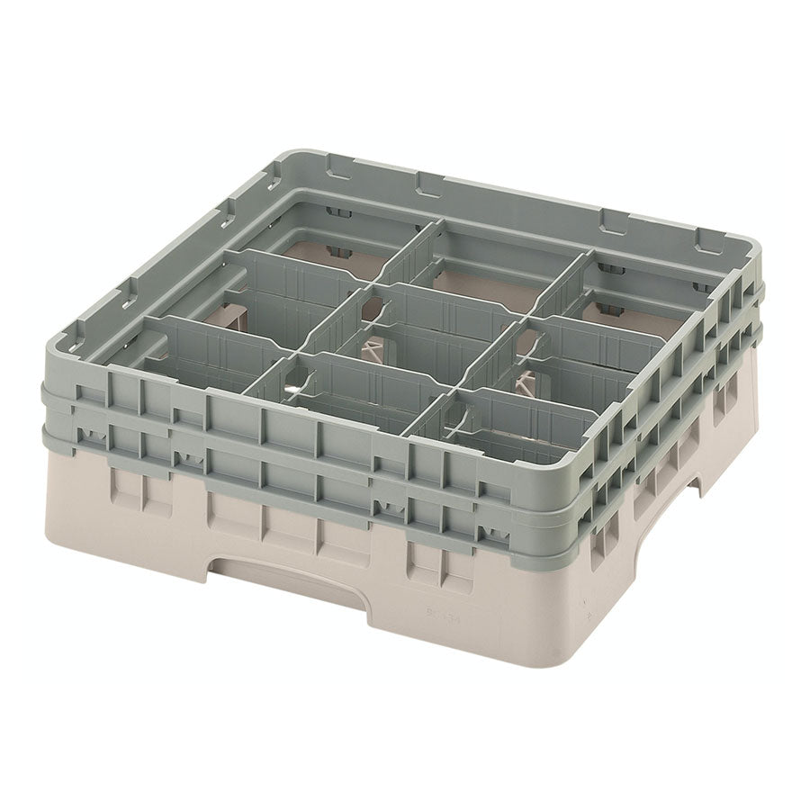 Cambro Camrack® Glass Rack Beige 36 Compartment Pack of 2